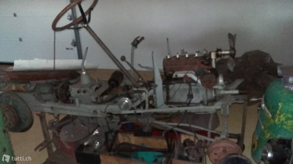 Oldtimer Autotraktor ROSENGART ca. 1932 zum Restaurieren