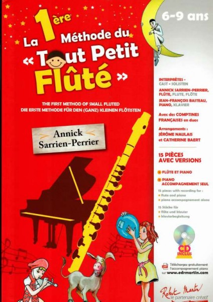 La 1ère méthode du Tout Petit Flûté ERM 5404