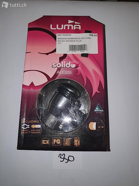  Bremsscheibenschloss LUMA