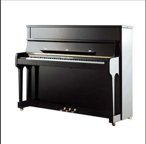 Piano droit August Förster E116 noir mat