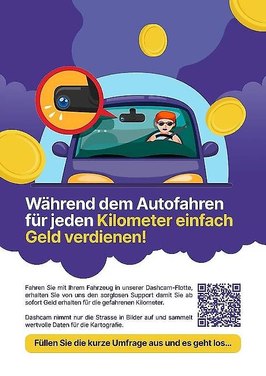 Geld verdienen beim Autofahren