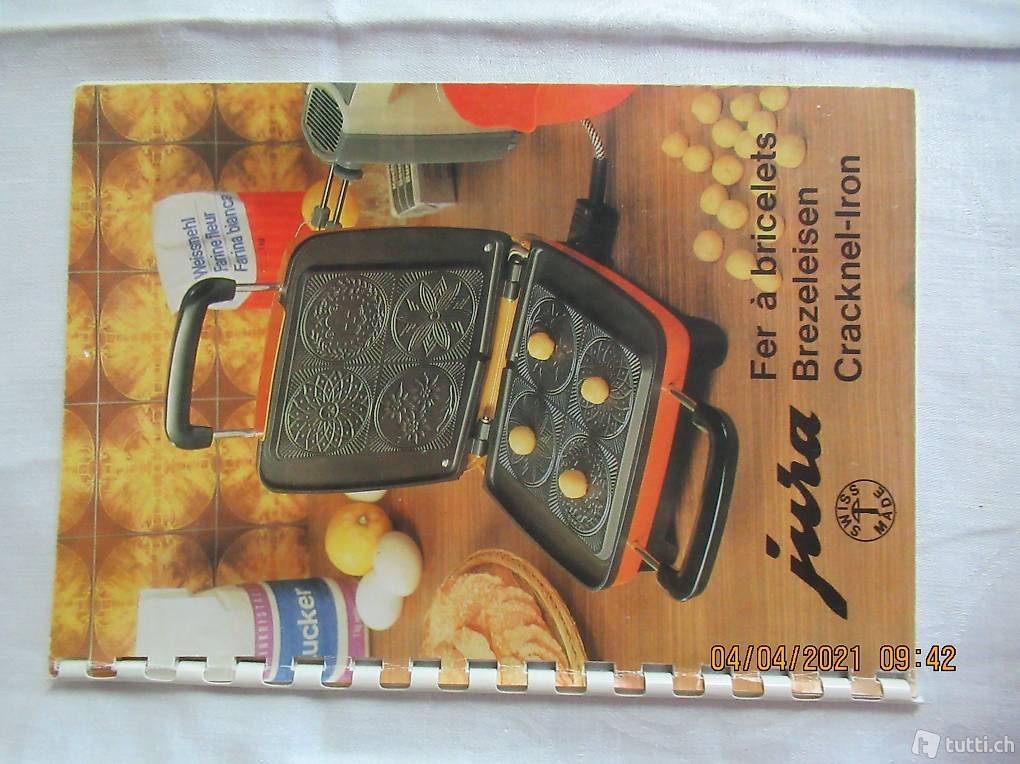 Rezeptbüchlein zum Waffeleisen, Brezeleisen