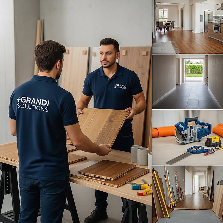 Un solo posatore per parquet, laminato, vinile e piastrelle