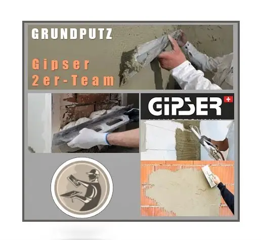 Gipser 2er-Team (Grundputz) CH-Kt. Basel/BL - per sofort