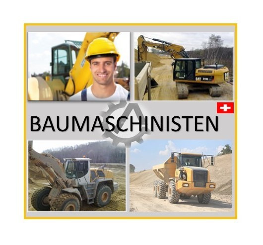 Baumaschinisten (CH-Kt. Deutsch-Schweiz) - per sofort/laufend