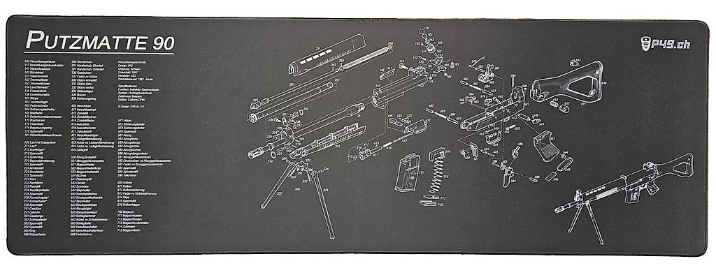 NEU: Putz- und Zerlegematte SIG Stgw 90 - Reinigungsmatte